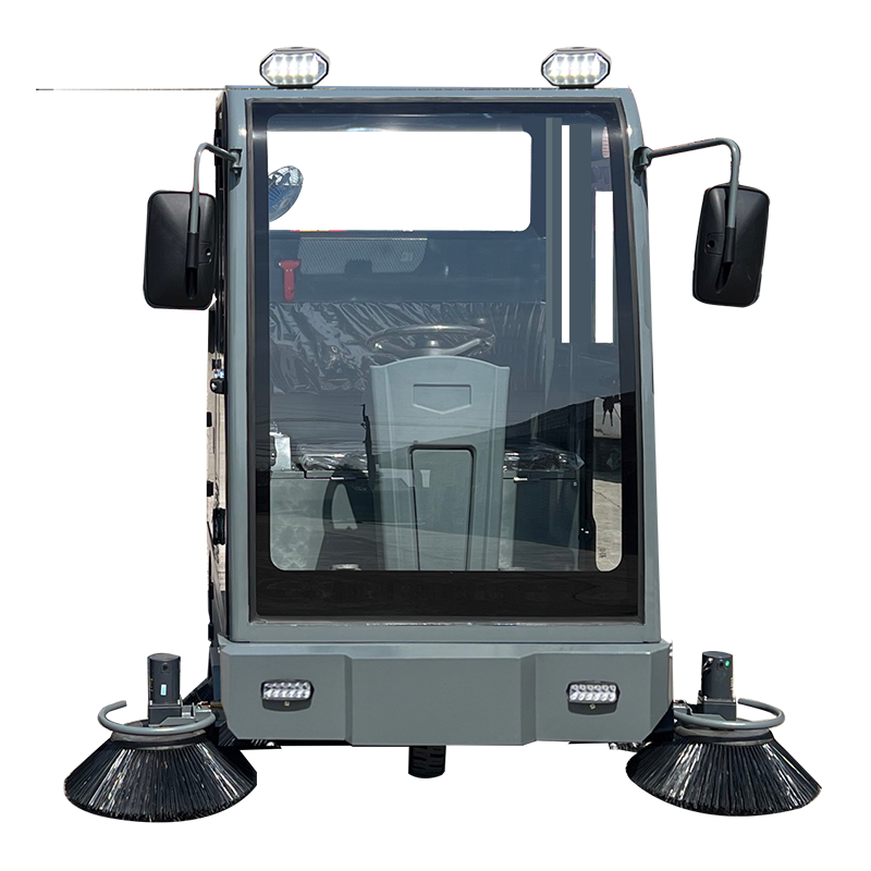 S20 Plastik Semprot Perumahan Pengisi Daya Cerdas Portabel Pembersih Industri Ride-on Sweeper