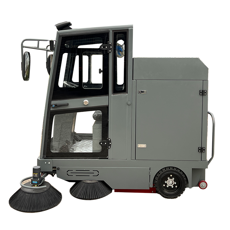 S20 Plastik Semprot Perumahan Pengisi Daya Cerdas Portabel Pembersih Industri Ride-on Sweeper